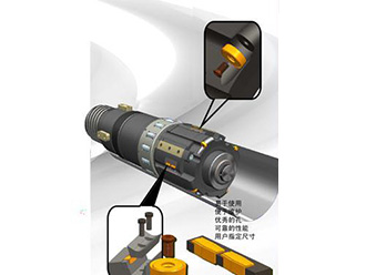 Máquina de desbaste, rolamento e corte de buraco profundo